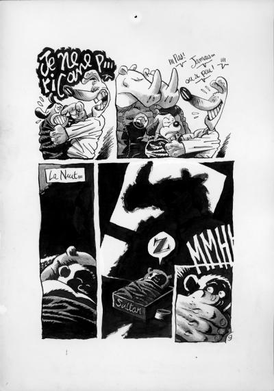 Manu LARCENET - Chacalo, 1993 - Planche originale 2