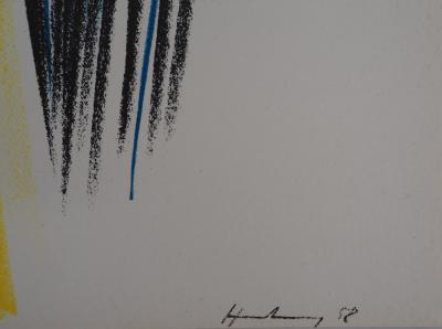 Hans HARTUNG : Composition, 1959 - Lithographie originale signée 2