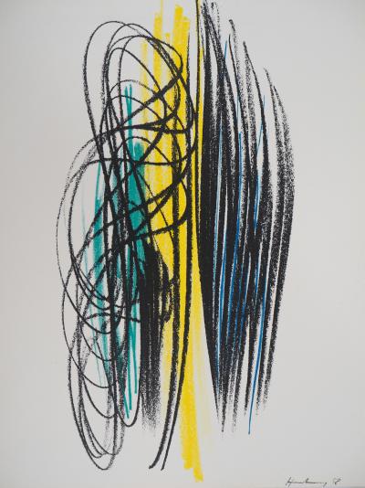 Hans HARTUNG : Composition, 1959 - Lithographie originale signée 2