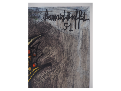 Bernard BUFFET : Clown du carnaval, 1960 - Lithographie signée 2