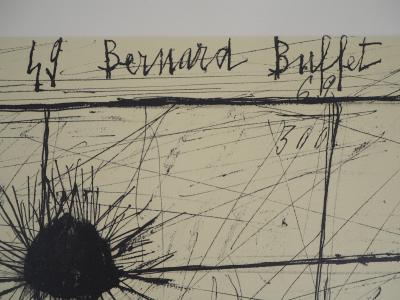 Bernard BUFFET : La lampe tempête - Lithographie signée 2