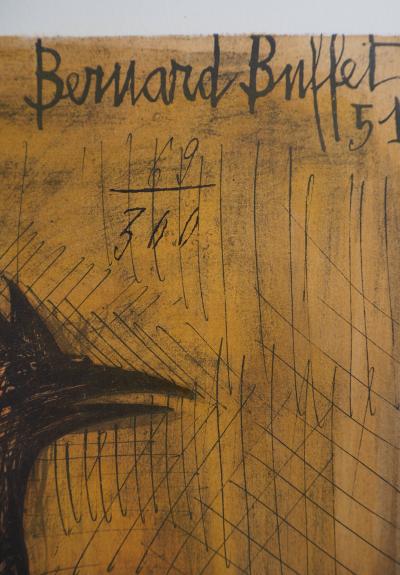 Bernard BUFFET : Le coq, 1960 - Lithographie signée 2