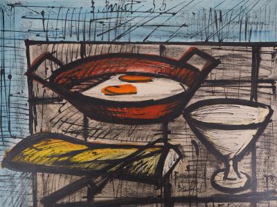 Bernard BUFFET : Nature morte aux oeufs, 1960 - Lithographie signée 2