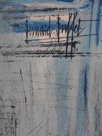 Bernard BUFFET : Le voilier, 1960 - Lithographie signée 2