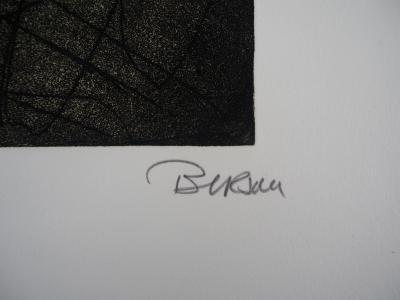 Erik BERSOU : Retenue - Gravure Originale Signée 2