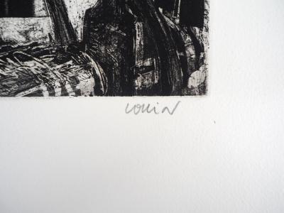 Pierre COLLIN : L’imprimerie - Gravure Originale Signée 2
