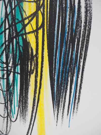 Hans HARTUNG : Composition, 1959 - Lithographie originale signée 2