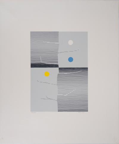 Michel SEUPHOR : Reflets - Sérigraphie originale signée 2