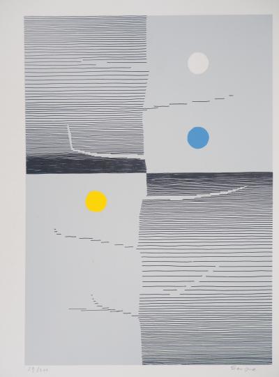 Michel SEUPHOR : Reflets - Sérigraphie originale signée 2