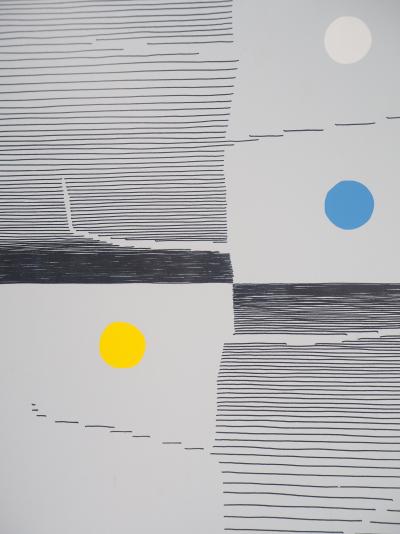 Michel SEUPHOR : Reflets - Sérigraphie originale signée 2