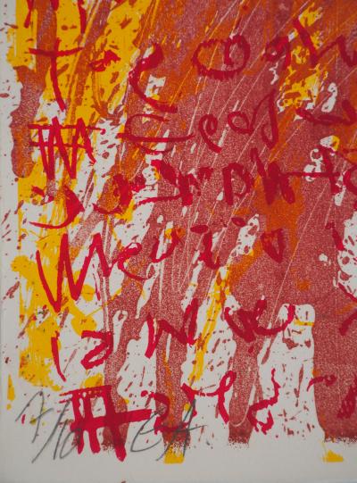 Bogdan KORCZOWSKI : Inscriptions - Lithographie originale signée 2