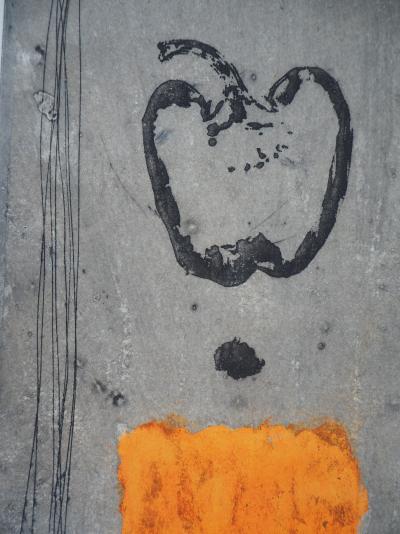 Didier HAGEGE : Pomme - Gravure originale signée 2