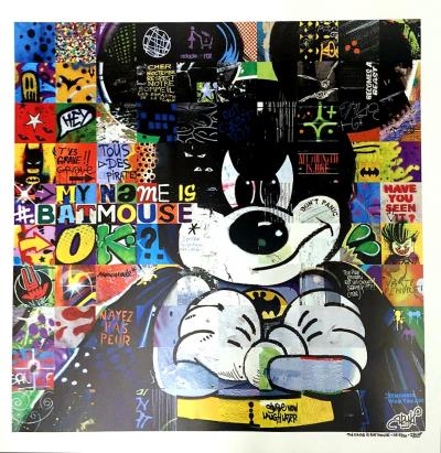 ARY KP - My name is Batmouse ! - Affiche signée 2