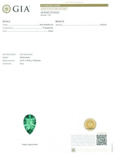 48.43 ct. Green Fluorite 2