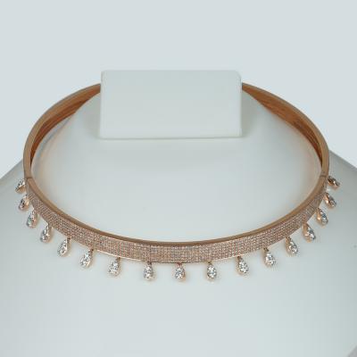 Collier  Choker avec Pendants d’Oreilles 2