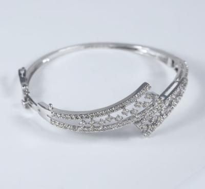 White Gold Designer Diamond Bracelet 2