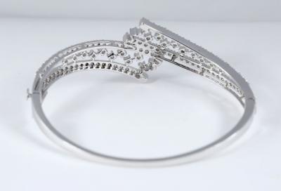 White Gold Designer Diamond Bracelet 2