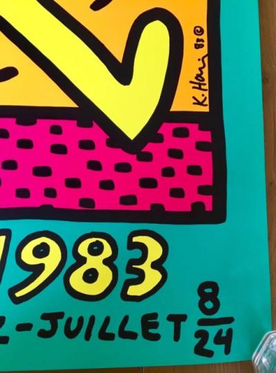 Keith HARING - Montreux Jazz Festival - Sérigraphie 2
