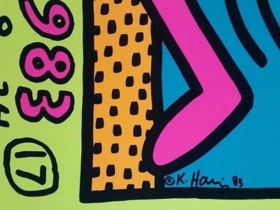 Keith HARING - Montreux Jazz Festival, 1983 - Sérigraphie originale 2