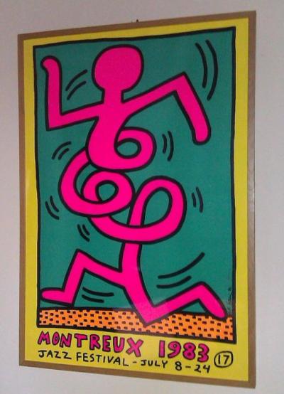 Keith HARING - Montreux Jazz Festival, 1983 - Sérigraphie 2
