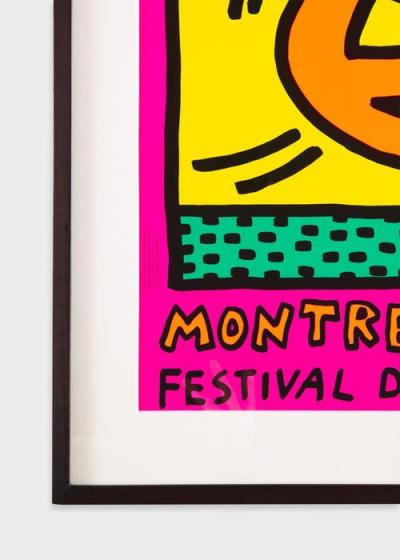 Keith HARING  - Montreux Jazz Festival - Sérigraphie 2
