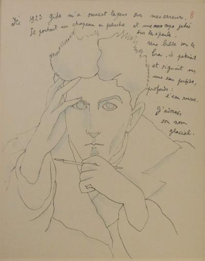 Jean COCTEAU - Le mystère de Jean l’Oiseleur, monologues, 1924 - Livre d’artiste et dessin signé 2