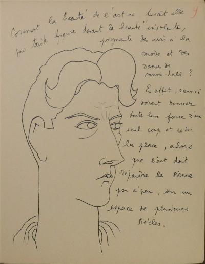 Jean COCTEAU - Le mystère de Jean l’Oiseleur, monologues, 1924 - Livre d’artiste et dessin signé 2