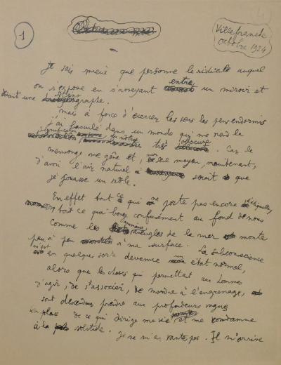Jean COCTEAU - Le mystère de Jean l’Oiseleur, monologues, 1924 - Livre d’artiste et dessin signé 2