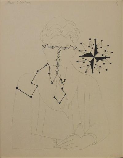 Jean COCTEAU - Le mystère de Jean l’Oiseleur, monologues, 1924 - Livre d’artiste et dessin signé 2