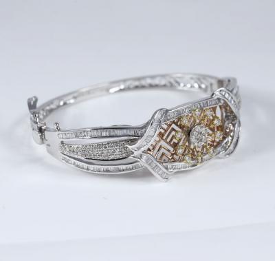Bracelet en or blanc et diamants 2