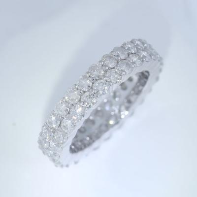 White Gold Eternity Diamond Ring 2