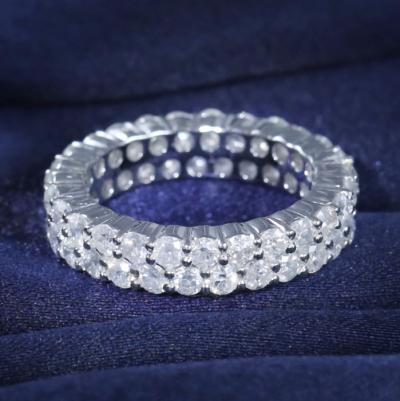 White Gold Eternity Diamond Ring 2