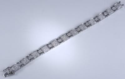 Bracelet en or blanc et diamants 2