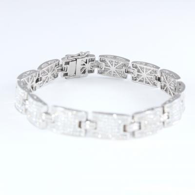 Bracelet Or Blanc Diamants 2