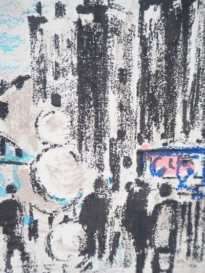 Robert SAVARY : Paris, Vers Saint Lazare - Lithographie originale signée 2