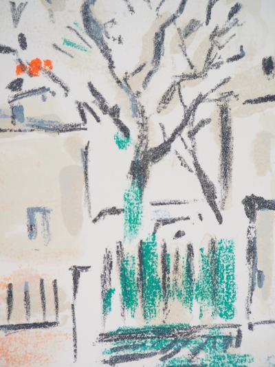 Robert SAVARY : Derrière Montmartre - 1969 - Lithographie originale signée 2