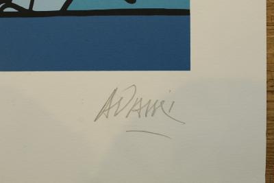 Valério ADAMI - Le Cervin - Sérigraphie originale signée au crayon 2
