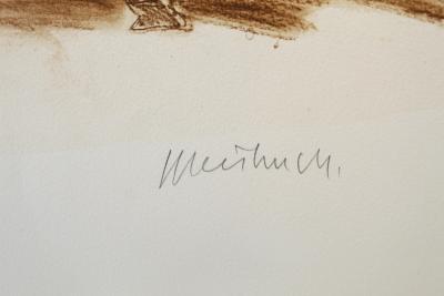 Claude WEISBUCH - Le serment des violonistes - Lithographie originale signée au crayon 2