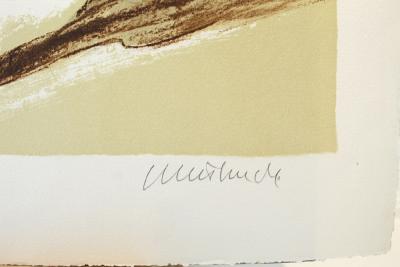 Claude WEISBUCH - Passacaille pour violon solo - Hand signed original lithograph 2
