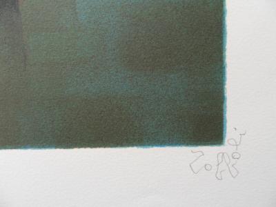 Louis TOFFOLI - L’étameur, Lithographie originale signée au crayon 2