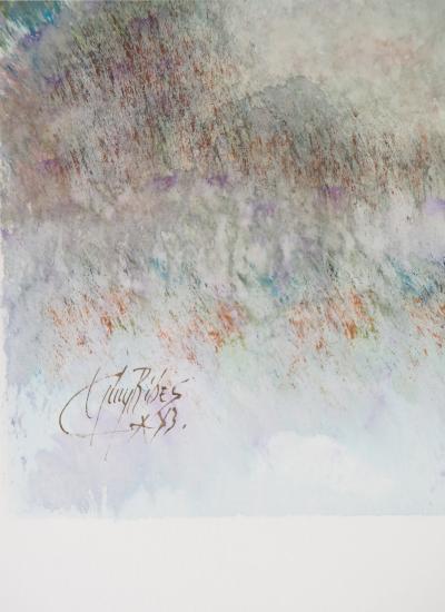 Guy RIBES : Lumière printanière - Aquarelle originale signée 2