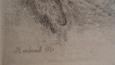 REMBRANDT (D’après) : Autoportrait - Gravure 2