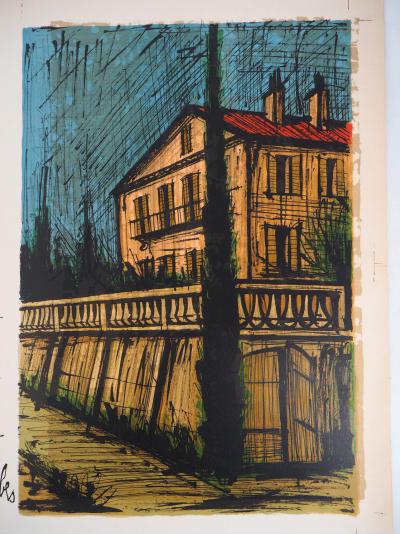 Bernard BUFFET : Notre maison - Lithographie Originale 2