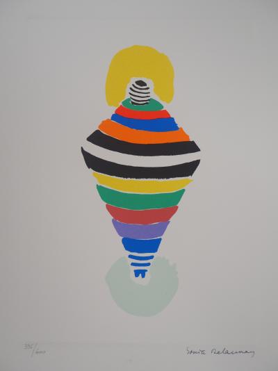 Sonia DELAUNAY (d’après) - Robe-toupie, Rio - Lithographie originale signée 2