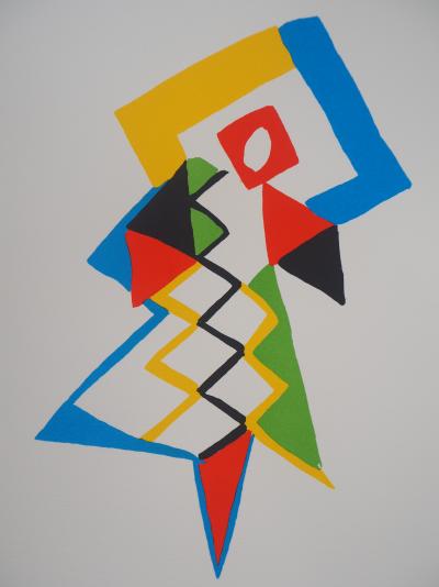 Sonia DELAUNAY (d’après) - Jazz - Lithographie Originale Signée 2