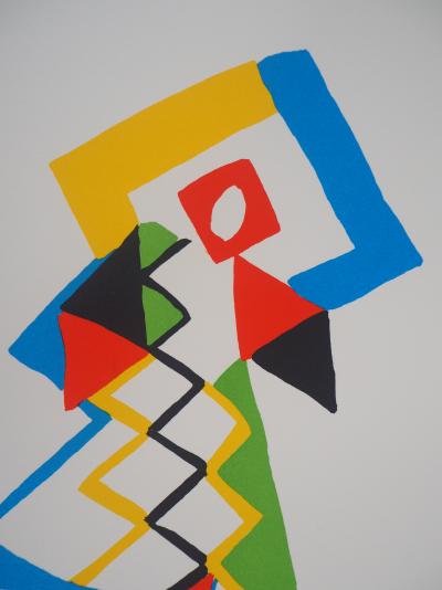 Sonia DELAUNAY (d’après) - Jazz - Lithographie Originale Signée 2