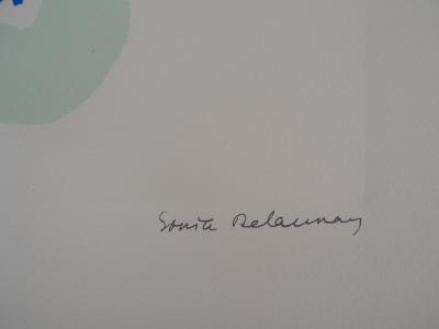 Sonia DELAUNAY (d’après) - Robe-toupie, Rio - Lithographie originale signée 2
