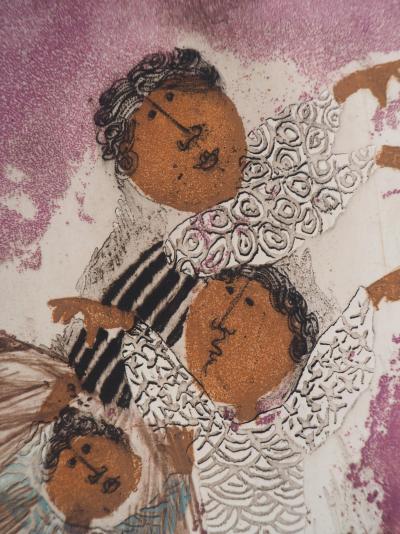 Graciela RODO BOULANGER : Les danseuses - Gravure Originale Signée 2