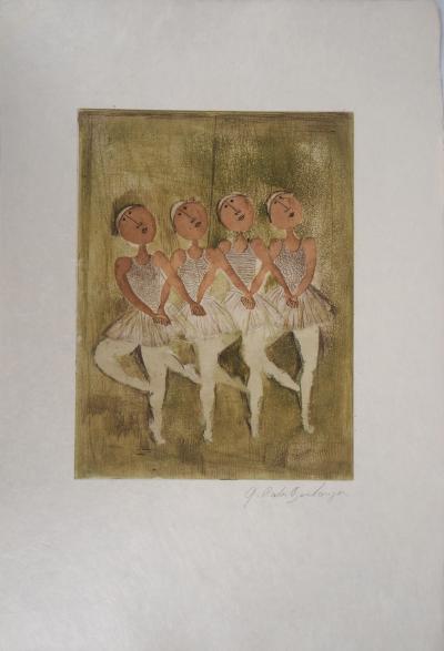 Graciela RODO BOULANGER : Le ballet  - Gravure Originale Signée 2