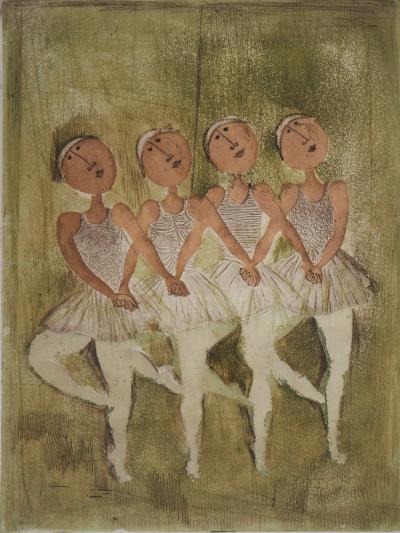 Graciela RODO BOULANGER : Le ballet  - Gravure Originale Signée 2